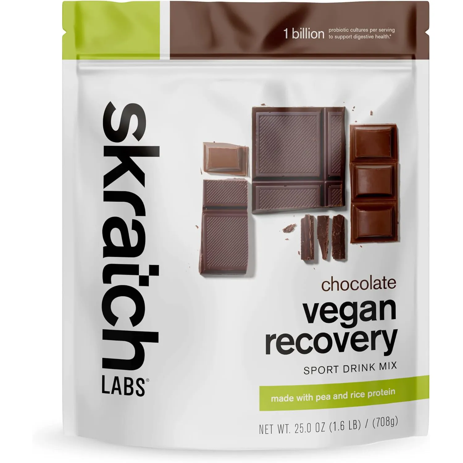 Mélange pour boisson sportive de récupération Skratch Labs Vegan Recovery Sport Drink 708g