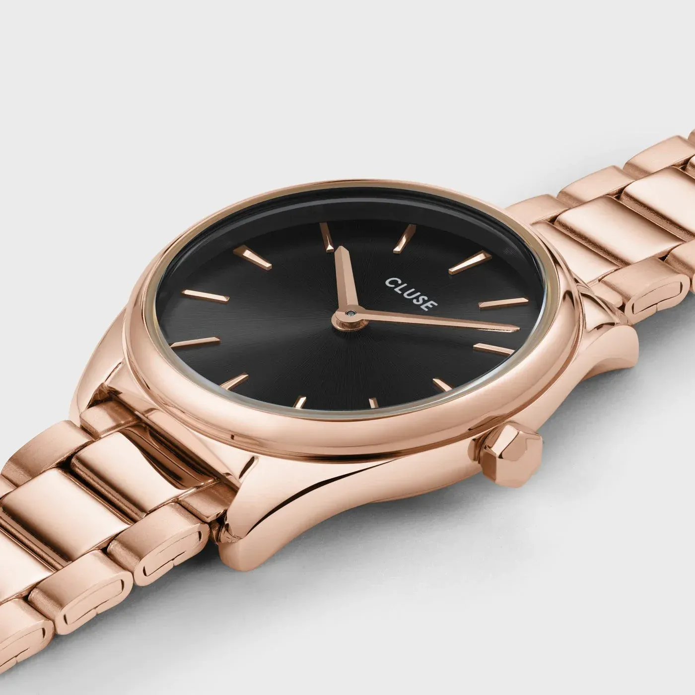 Cluse - Montre Féroce Mini Noire & Rose Gold – Image 2