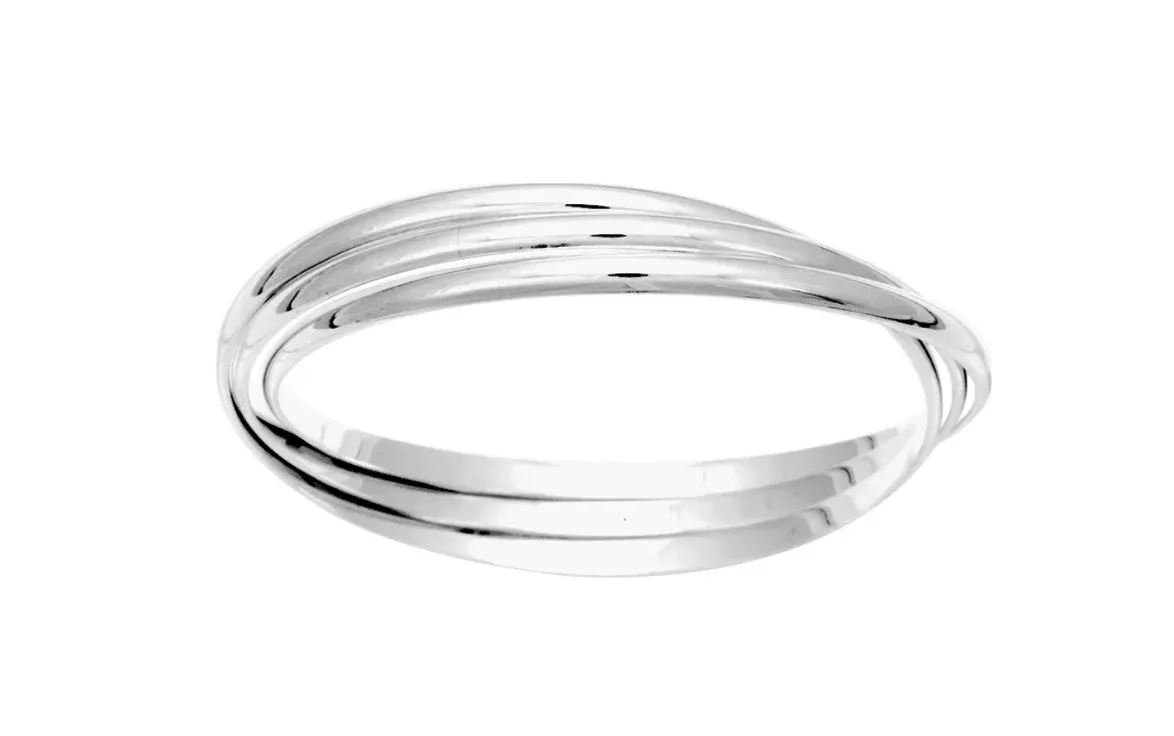 Pixies - Bracelet Joncs Entrelacés Argent 925