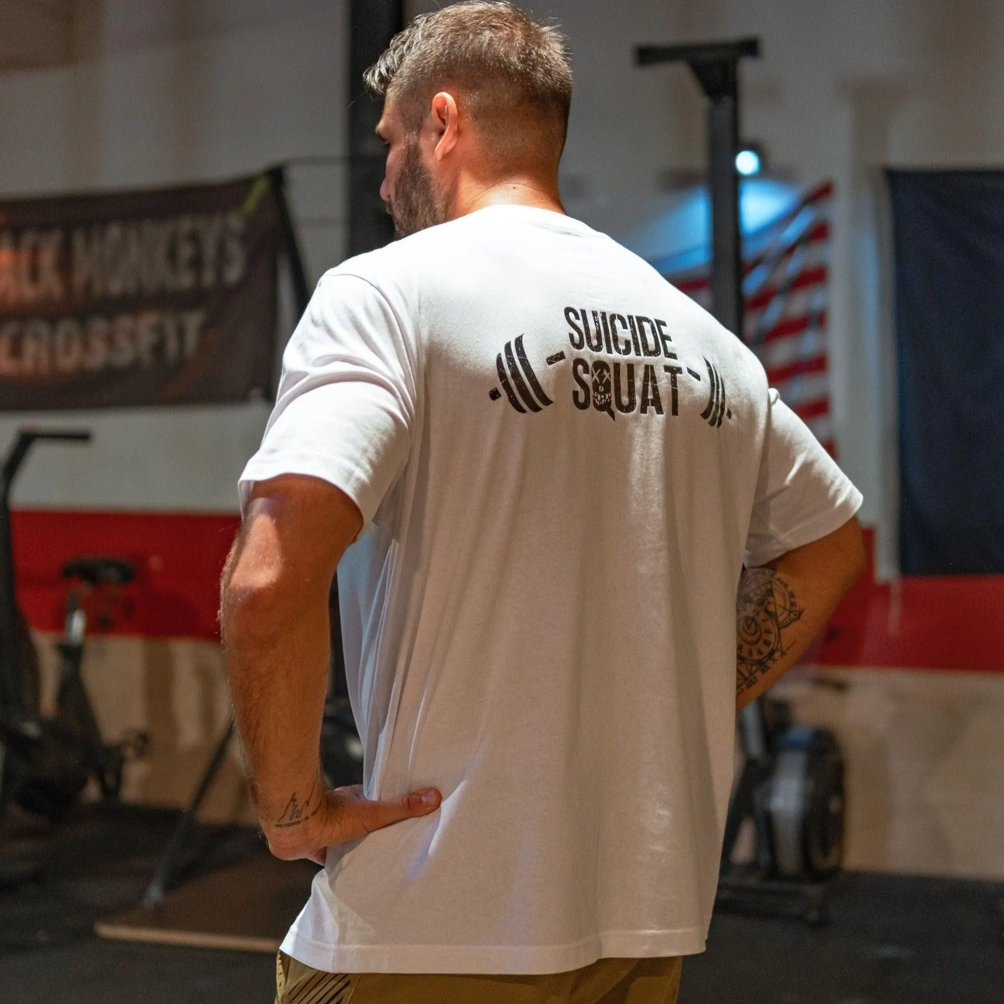 T-SHIRT SPORT OVERSIZE HOMME - SUICIDE SQUAT