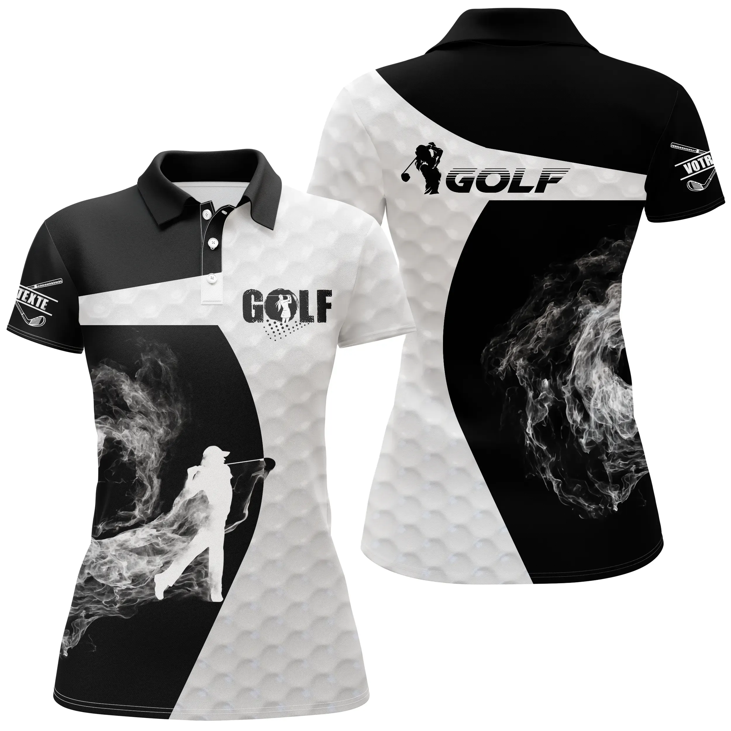Cadeau Original Personnalisé Golfeur, Polo de Sport Homme Femme, Polo à Séchage Rapide, Impression Golfeur Club de Golf - CTS11052210 – Image 5