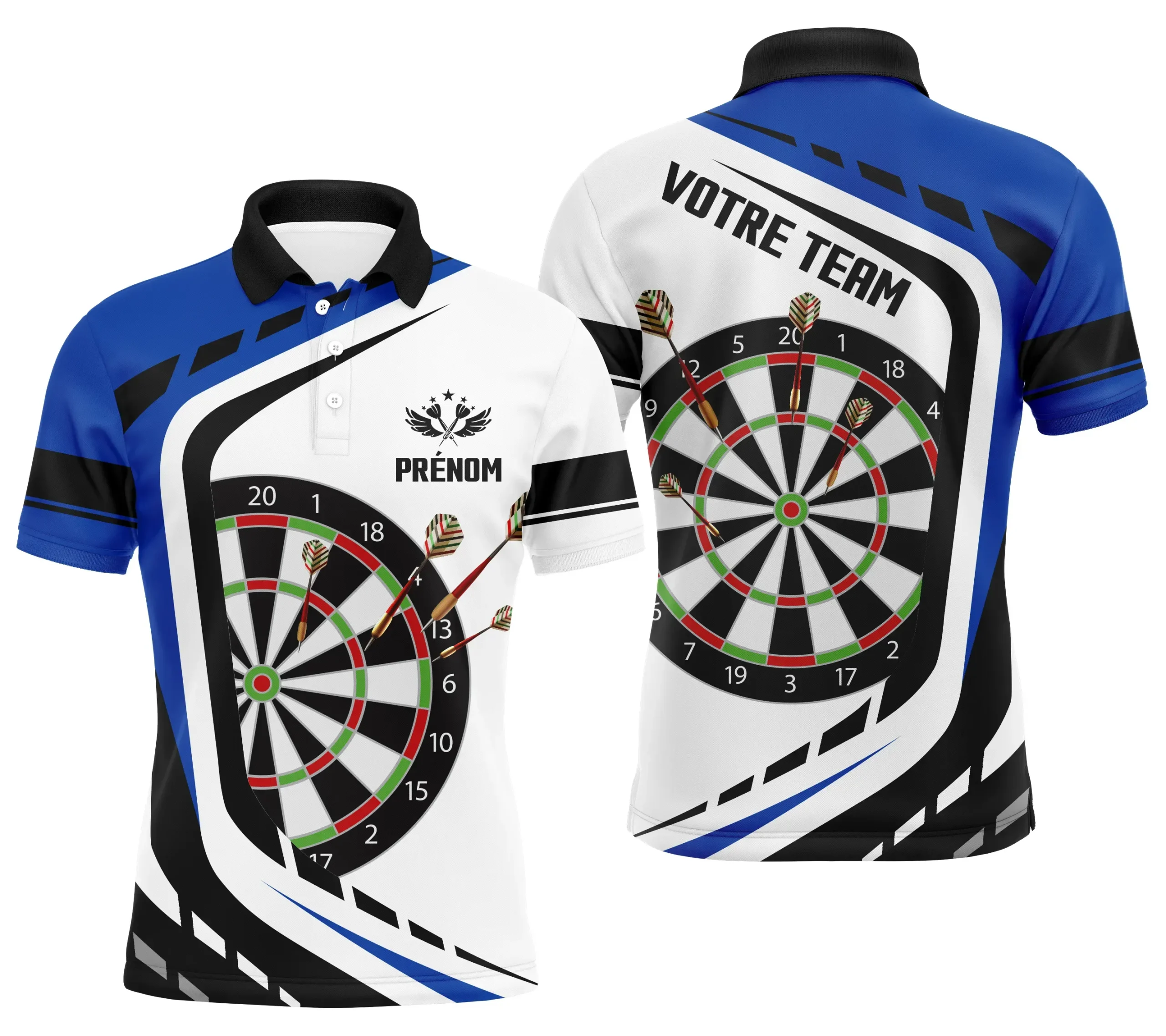 Polo de Fléchettes Personnalisé "Précision de Champion" - Confort et Style pour Votre Équipe - ALP12032469