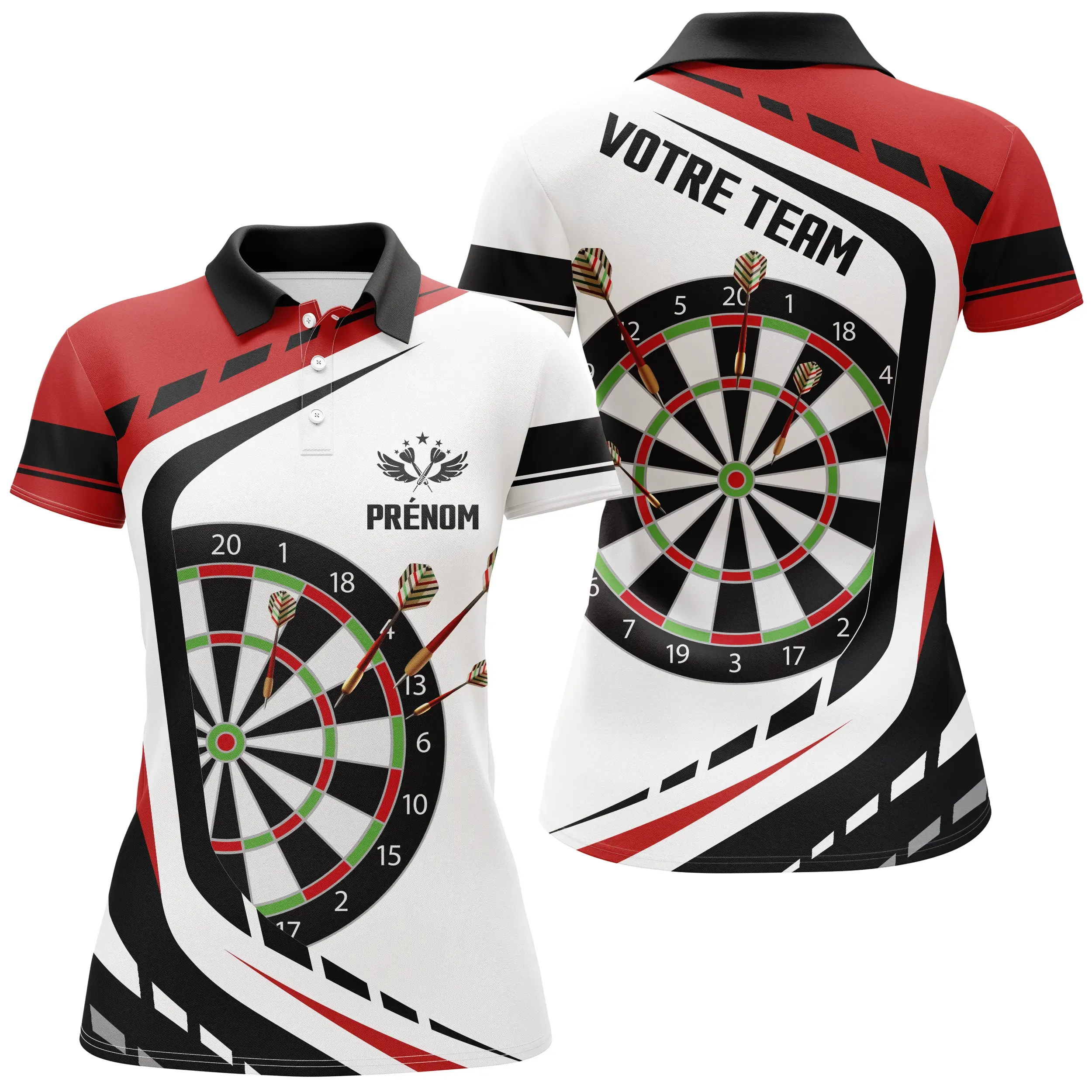 Polo de Fléchettes Personnalisé "Précision de Champion" - Confort et Style pour Votre Équipe - ALP12032469 – Image 6