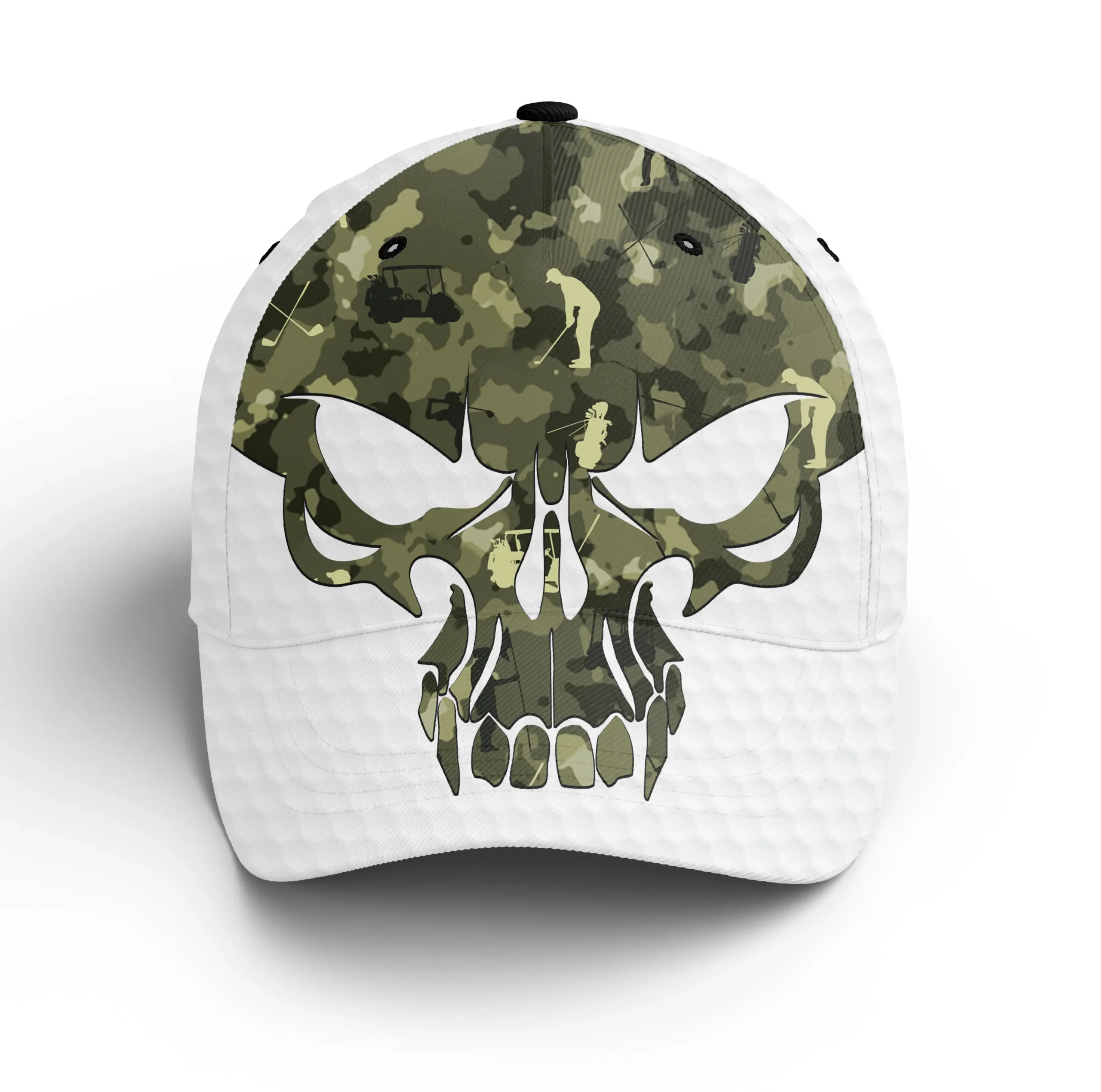 Alpenext - Casquette De Golf Performance, Motifs Crâne Golf, Camouflage Forêt et Bleu, Cadeau Idéal Pour Fans De Golf - CTS30052233 – Image 2