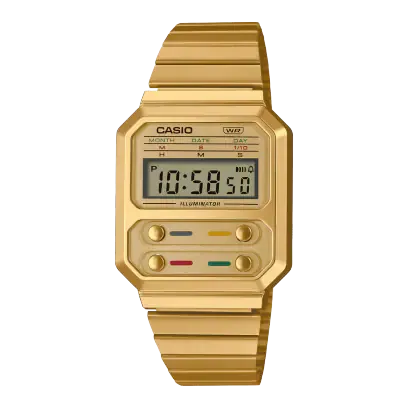 Casio - Montre Vintage Led Gold